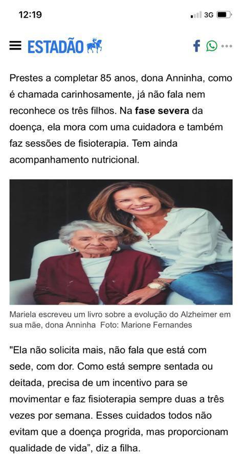 Em livro, filha revive desafios da mãe como uma "terapia"